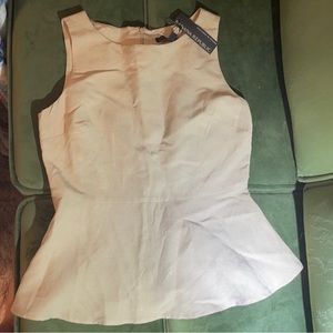 Banana Republic Sleeveless Peplum Top, size 6.